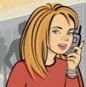 Teenager talking on a cell phone