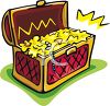 Gold in a chest