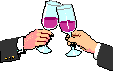 Giving a toast